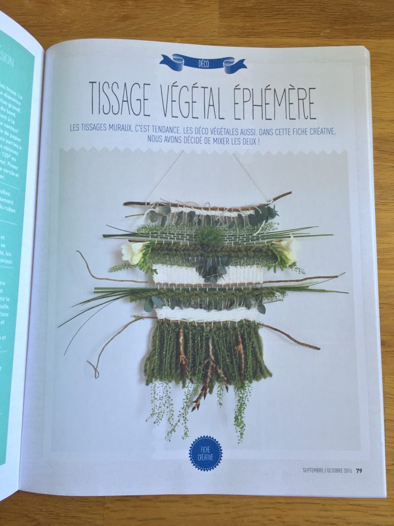 TISSAGE VEGETAL MAGAZINE CREATIVES